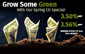6 Month Share Certificate Special 3.50% APR and 3.56% APY