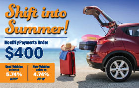 New Autos as low as 4.74% APR and Used/Refinanced autos as low as 5.74% APR