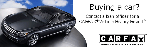 Buying a Car? Contact A LOAN OFFICER FOR A CARFAX Vehicle History Report