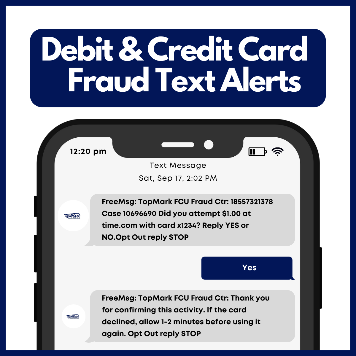 Fraud Text Alerts