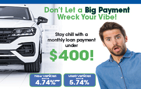 New Auto as low as 4.74% APR and Used or Refinanced Auto as low as 5.74% APR